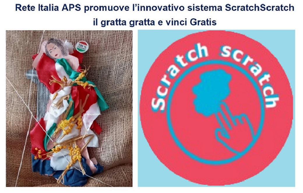 Rete Italia APS promuove l’innovativo sistema ScratchScratch il gratta – gratta e vinci Gratis